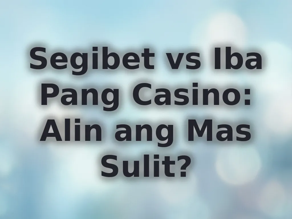 Casino comparison